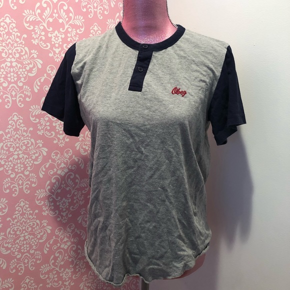 Obey Baseball Tee - Picture 1 of 2